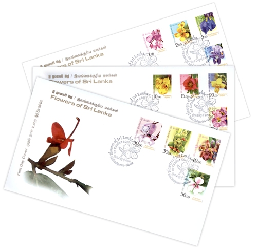 Flowers of Sri Lanka - 2016 (FDC)