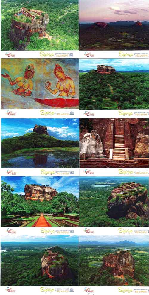 UNESCO World heritage sites of sri lanka SIGIRIYA - 2023 (POST CARD)